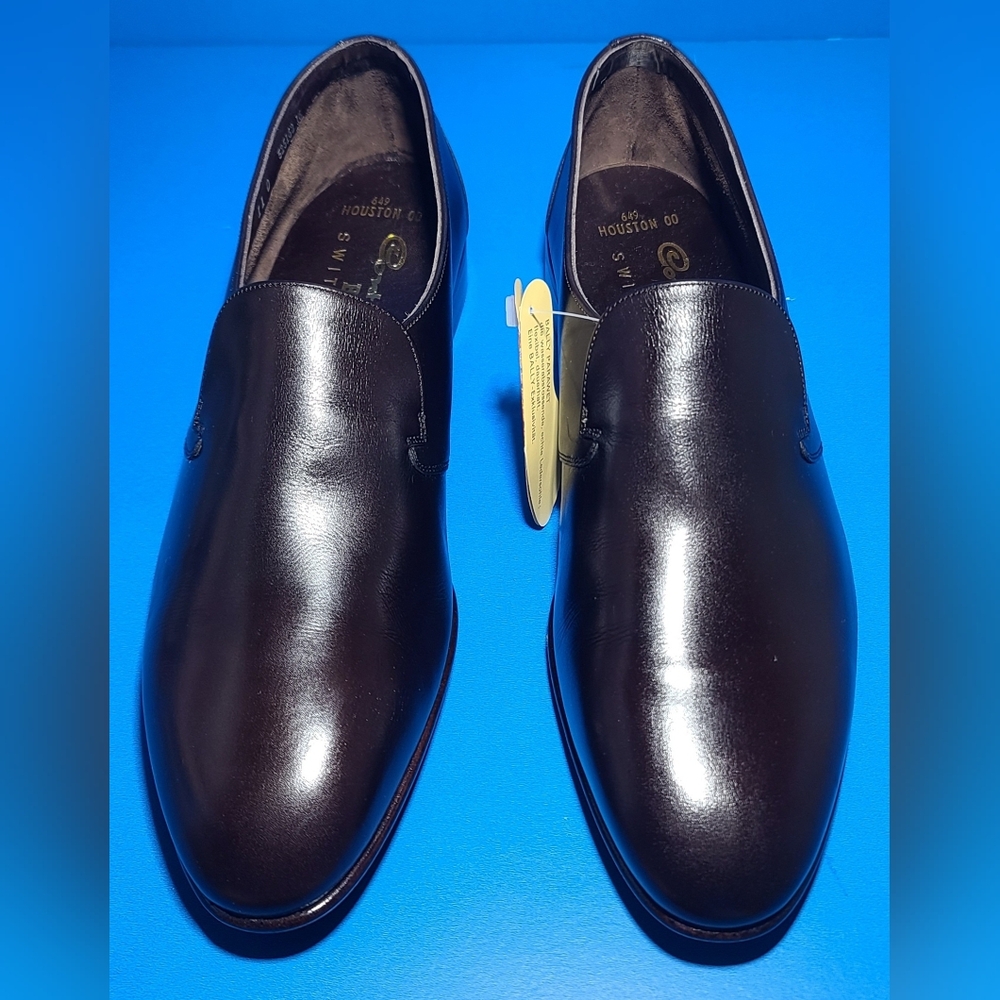 BALLY Continental Houston Mens Brown Leather Loafer Slip On  Shoes Size 11 D US